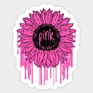 Sunflowers flowers pink cool Sticker